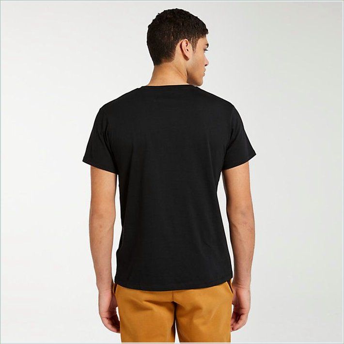  TIMBER Mens Offset Linear Logo T-Shirt