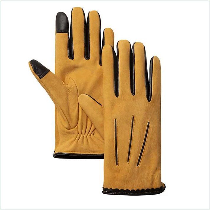  TIMBER Womens Nubuck Leather Touchscreen Gloves