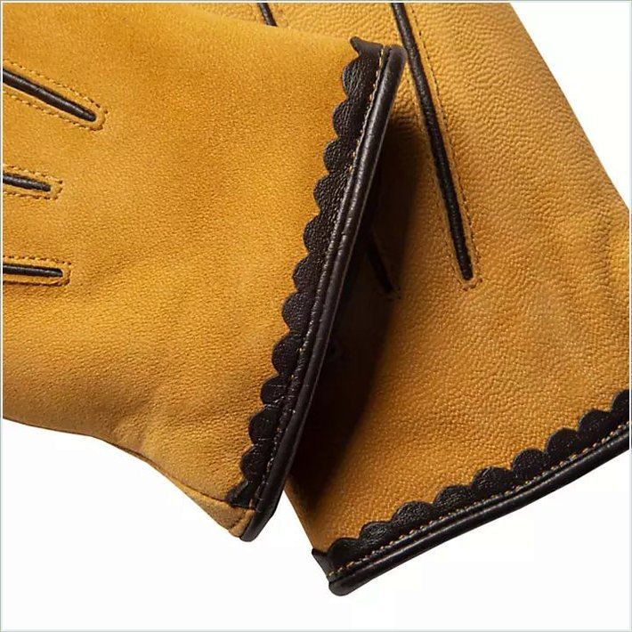  TIMBER Womens Nubuck Leather Touchscreen Gloves