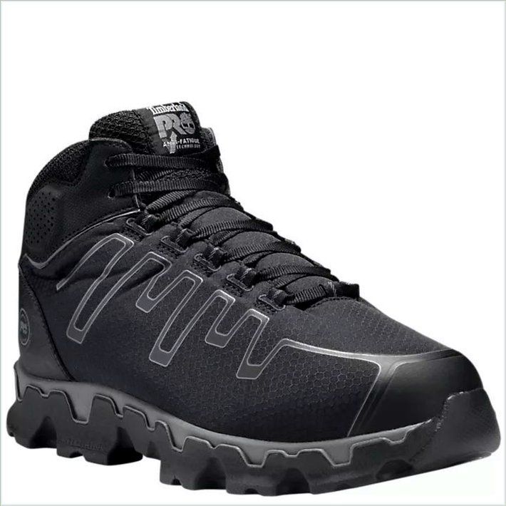  TIMBER PRO Mens Powertrain Mid Alloy Toe EH Work Shoes