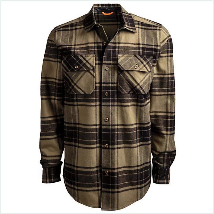  TIMBER PRO Mens Woodfort Heavyweight Flannel Work Shirt