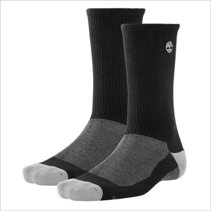  TIMBER Mens Essential Cooling Crew Socks (2-Pack)