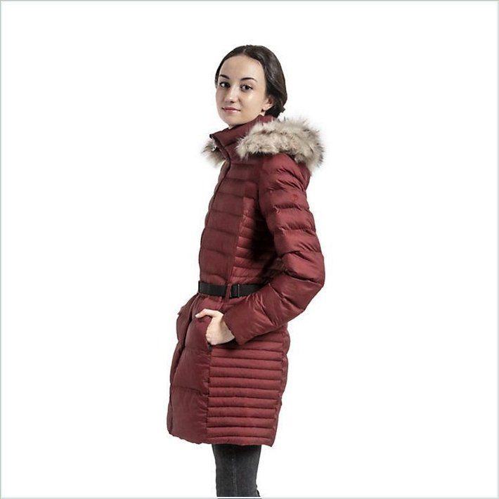  TIMBER Womens Long Quilted Jacket