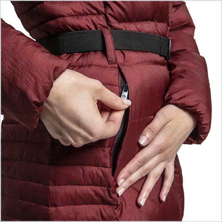  TIMBER Womens Long Quilted Jacket