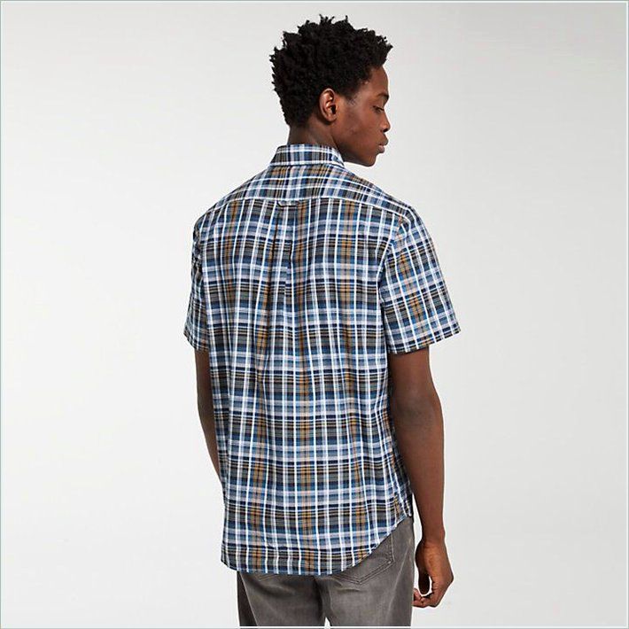  TIMBER Mens Indian River Madras Shirt