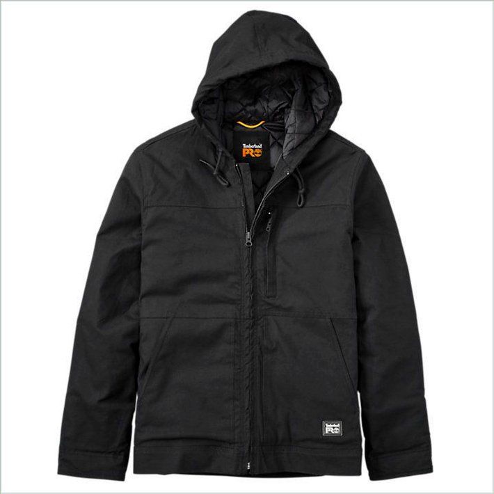  TIMBER PRO Mens Baluster Hooded Insulated Canvas Work Jacket