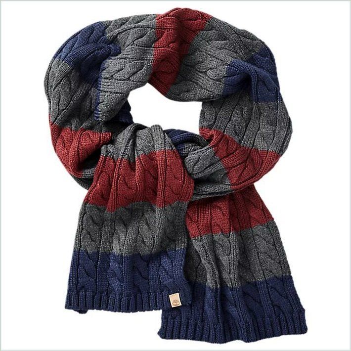  TIMBER Striped Winter Scarf