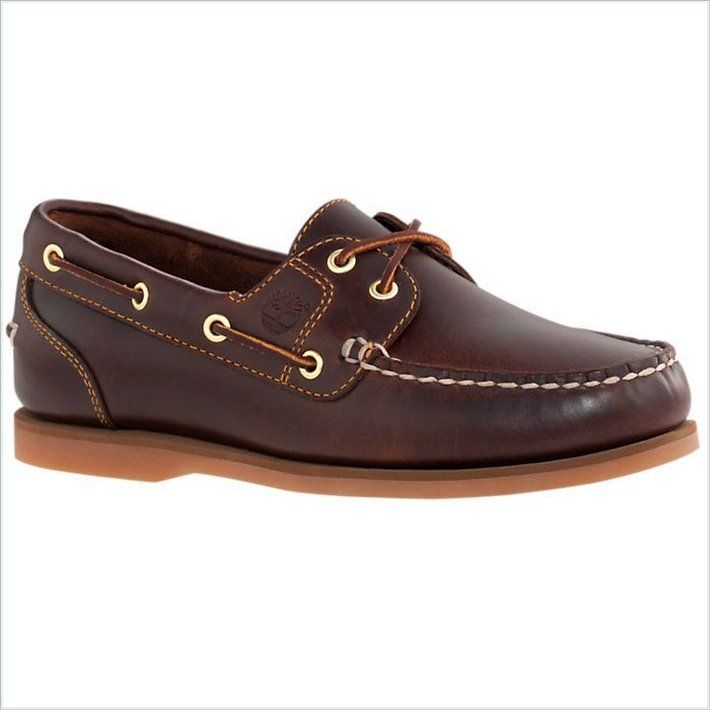  TIMBER Womens Classic Amherst 2-Eye Boat Shoes