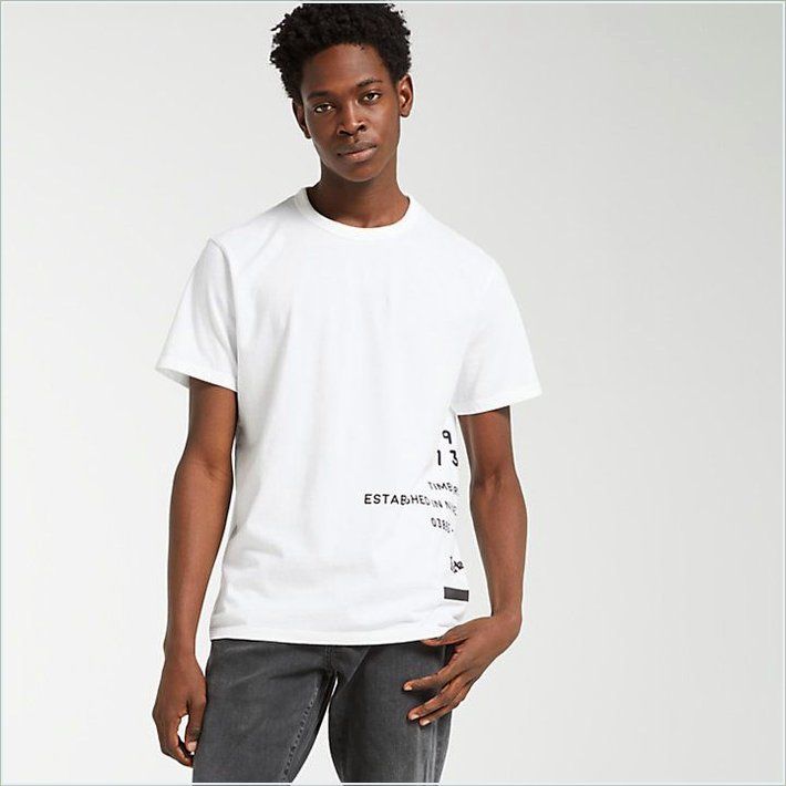  TIMBER Mens Reflective Side Graphic T-Shirt