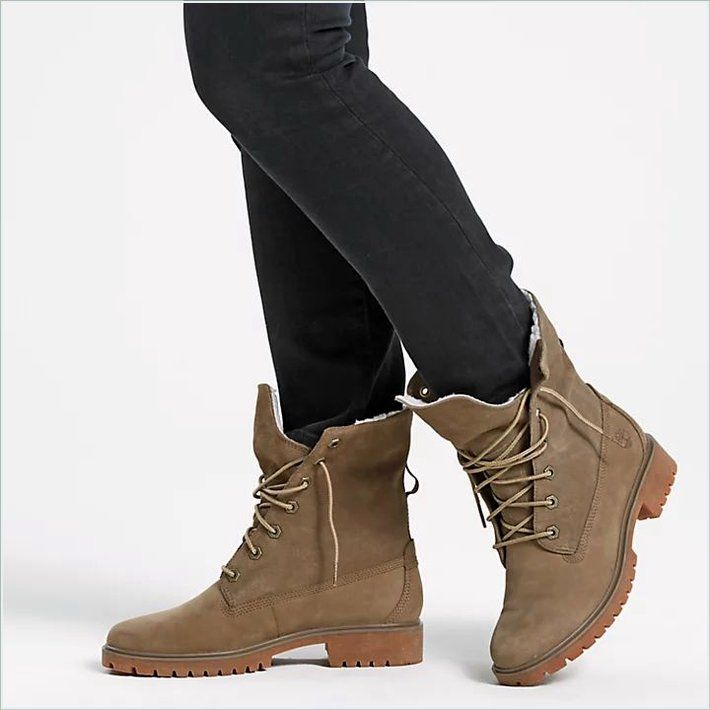  TIMBER Womens Jayne Waterproof Fleece Fold-Down Boots