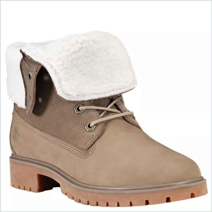  TIMBER Womens Jayne Waterproof Fleece Fold-Down Boots