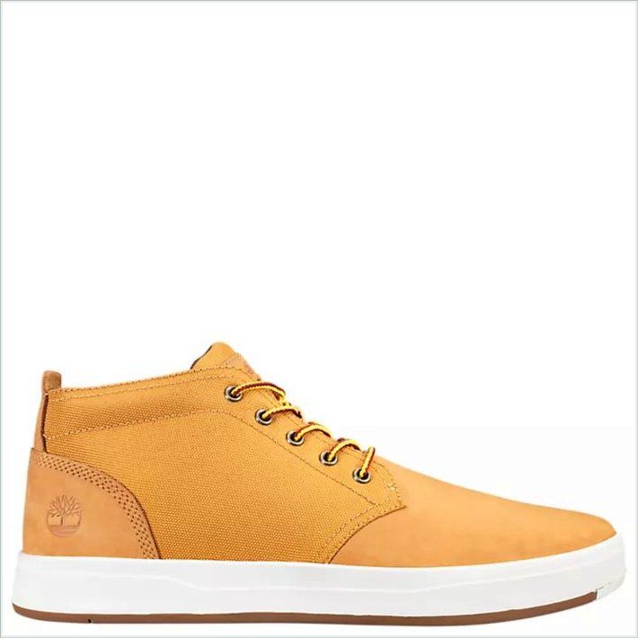  TIMBER Mens Davis Square Mixed-Media Chukka Shoes