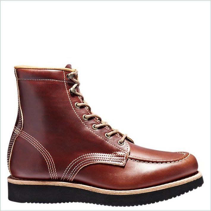  TIMBER Mens American Craft Moc-Toe Boots