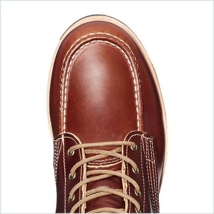  TIMBER Mens American Craft Moc-Toe Boots