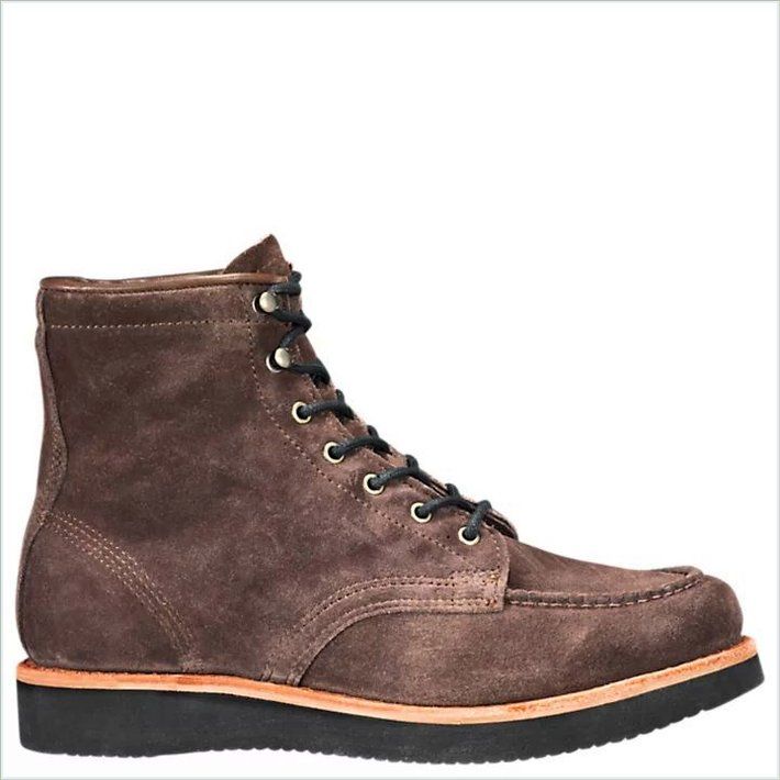  TIMBER Mens American Craft Moc-Toe Boots