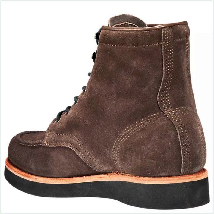  TIMBER Mens American Craft Moc-Toe Boots