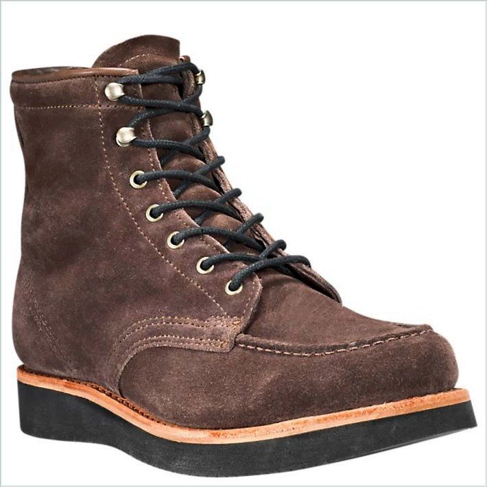  TIMBER Mens American Craft Moc-Toe Boots