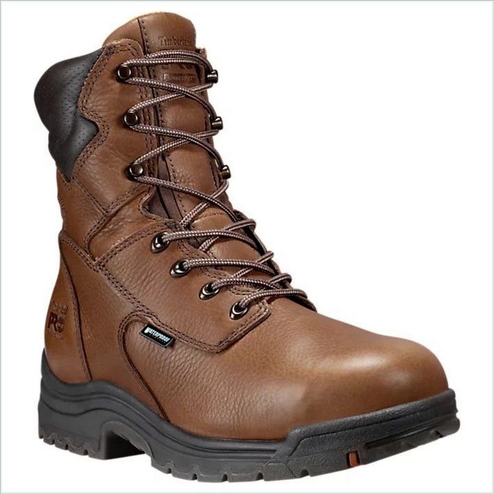  TIMBER PRO Mens TiTAN 8" Alloy Toe Work Boots