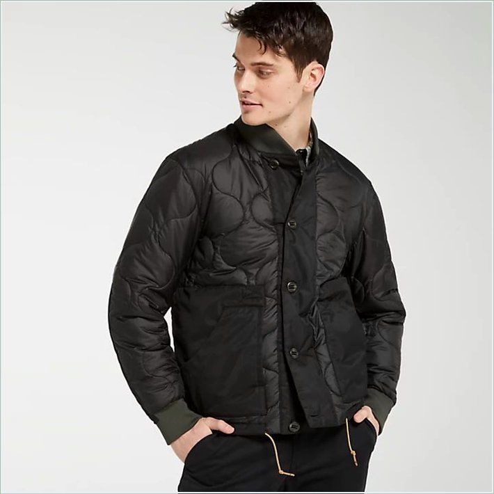  TIMBER Mens Ecoriginal Quilted Bomber Jacket