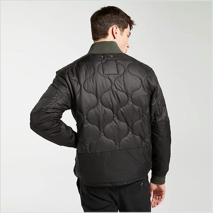  TIMBER Mens Ecoriginal Quilted Bomber Jacket