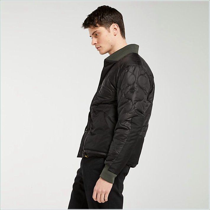  TIMBER Mens Ecoriginal Quilted Bomber Jacket