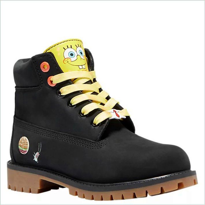  TIMBER Youth SpongeBob SquarePants X TIMBER 6-Inch Waterproof Boots