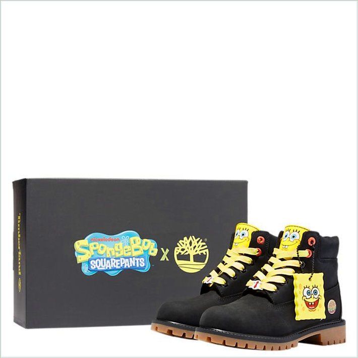  TIMBER Youth SpongeBob SquarePants X TIMBER 6-Inch Waterproof Boots