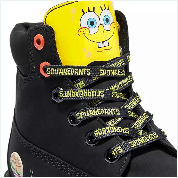  TIMBER Youth SpongeBob SquarePants X TIMBER 6-Inch Waterproof Boots