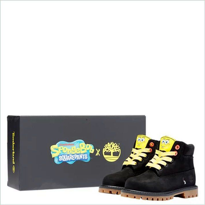  TIMBER Toddler SpongeBob SquarePants X TIMBER 6-Inch Waterproof Boots