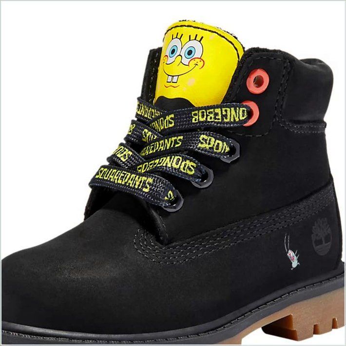  TIMBER Toddler SpongeBob SquarePants X TIMBER 6-Inch Waterproof Boots