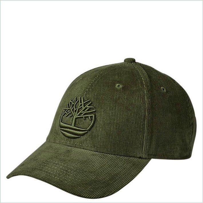  TIMBER Corduroy Tree Logo Baseball Cap