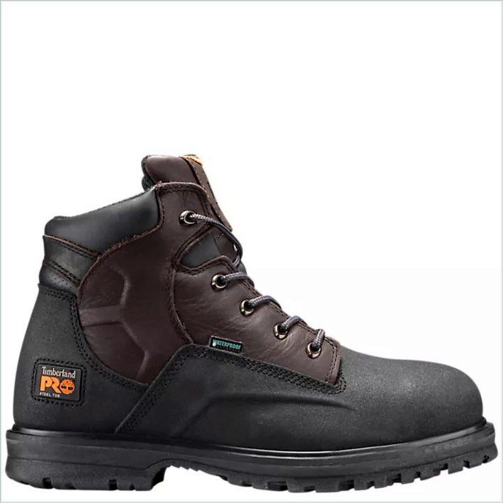  TIMBER PRO Mens PowerWelt 6" Steel Toe Work Boots