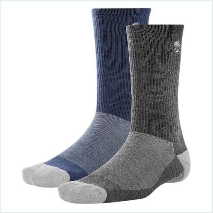  TIMBER Mens Essential Cooling Crew Socks (2-Pack)