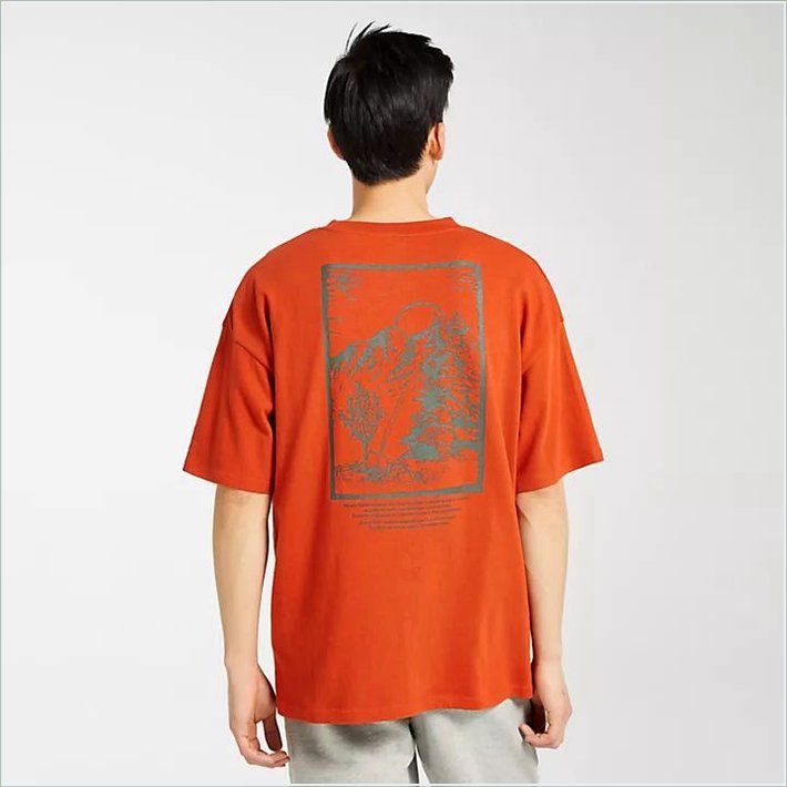  TIMBER Mens Oversized Outdoor-Inspired T-Shirt