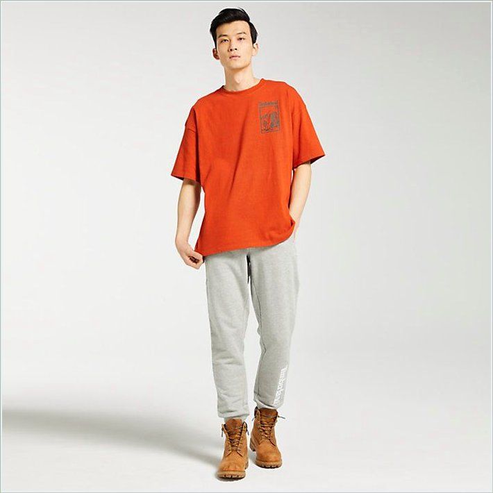  TIMBER Mens Oversized Outdoor-Inspired T-Shirt