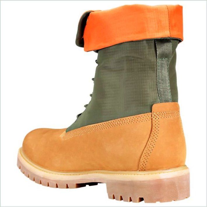  TIMBER Mens Mixed-Media Gaiter Boots