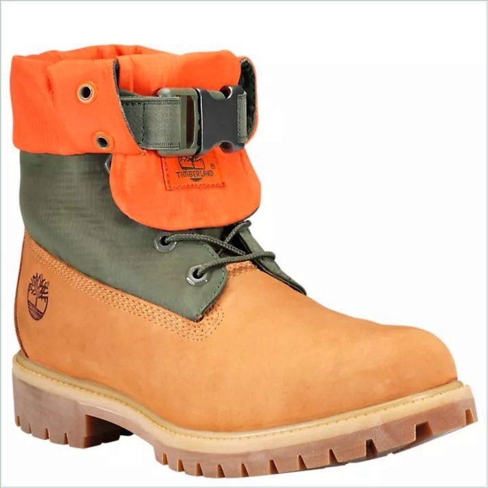  TIMBER Mens Mixed-Media Gaiter Boots