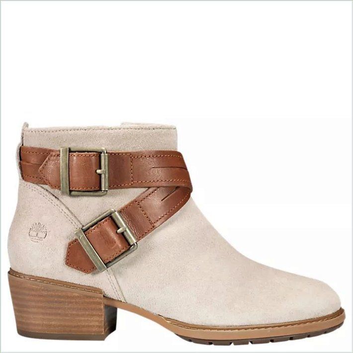  TIMBER Womens Sutherlin Bay Cross-Strap Ankle Boots