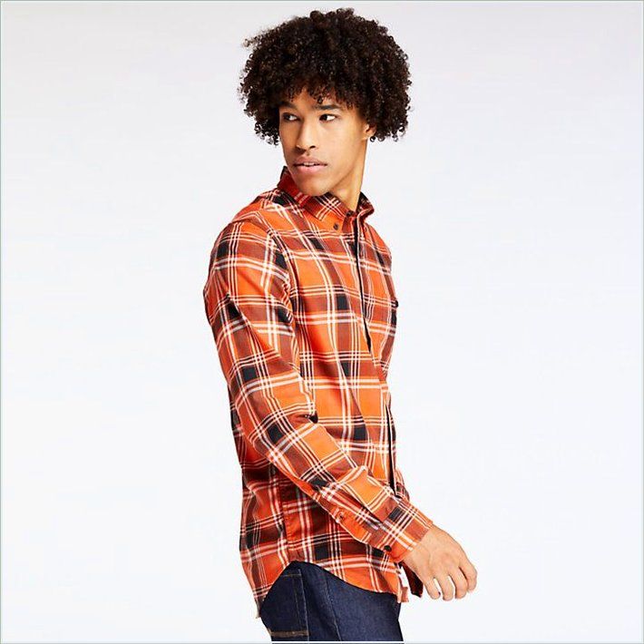  TIMBER Mens Back River Lightweight Plaid Shirt