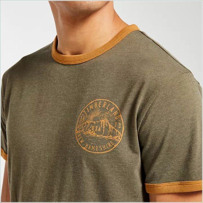  TIMBER Mens Hit the Mountains Ringer T-Shirt