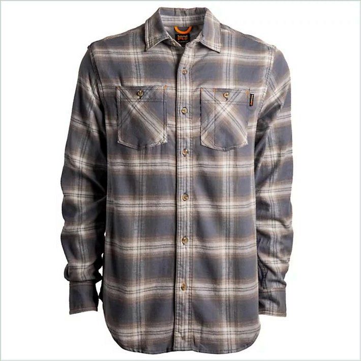  TIMBER PRO Mens Woodfort Flex Flannel Work Shirt